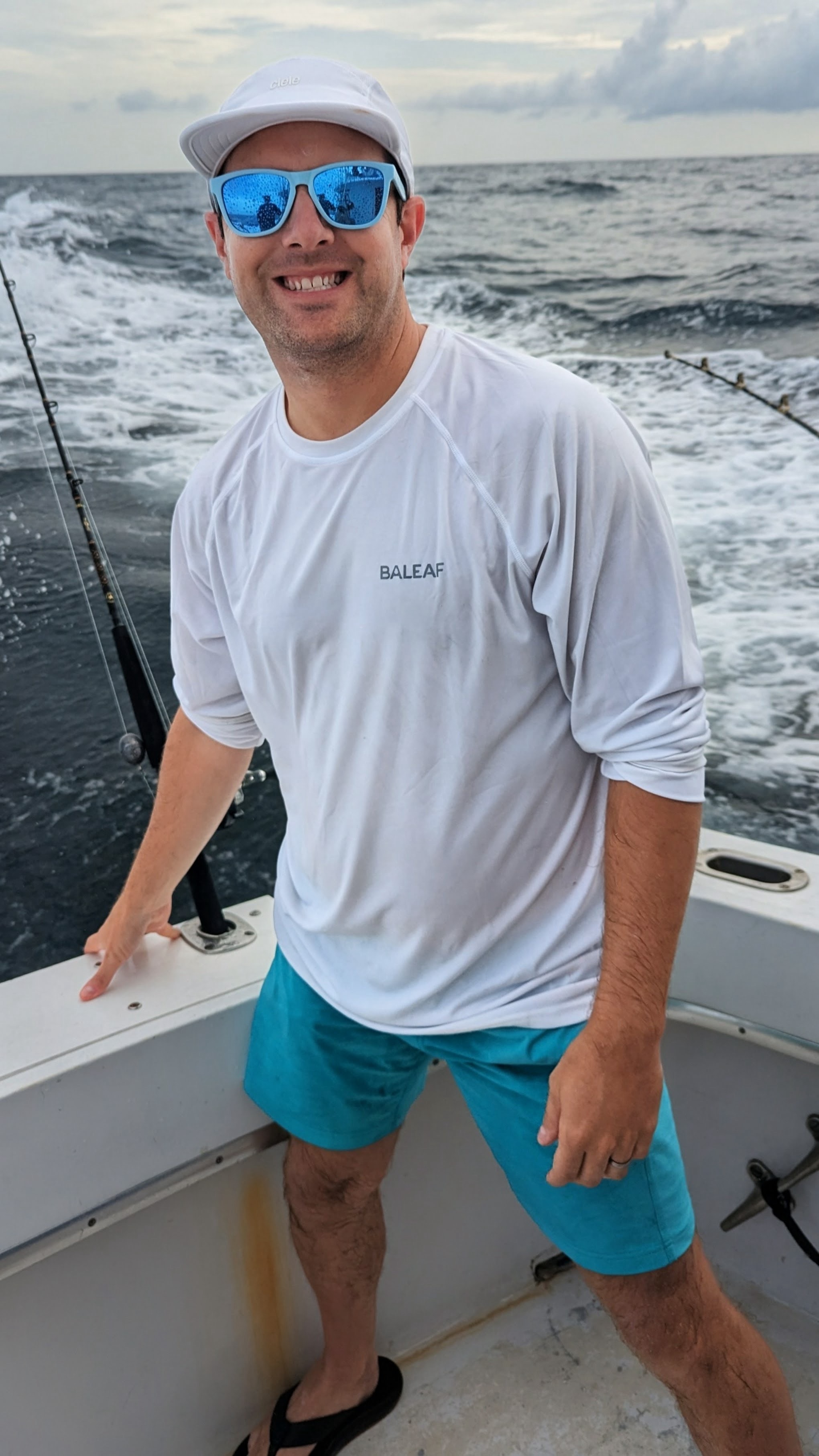 Tyler Vawser deep sea fishing in 2024
