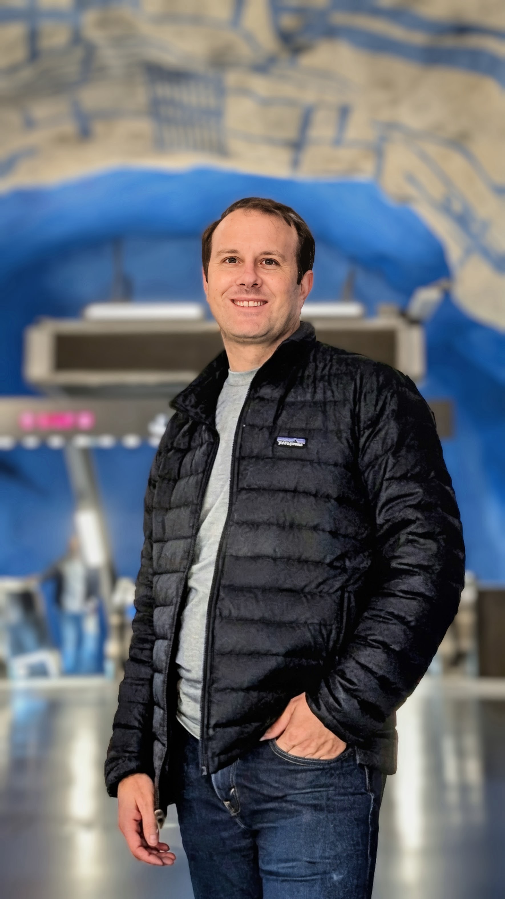 Tyler Vawser at a subway station in Stockholm in 2025