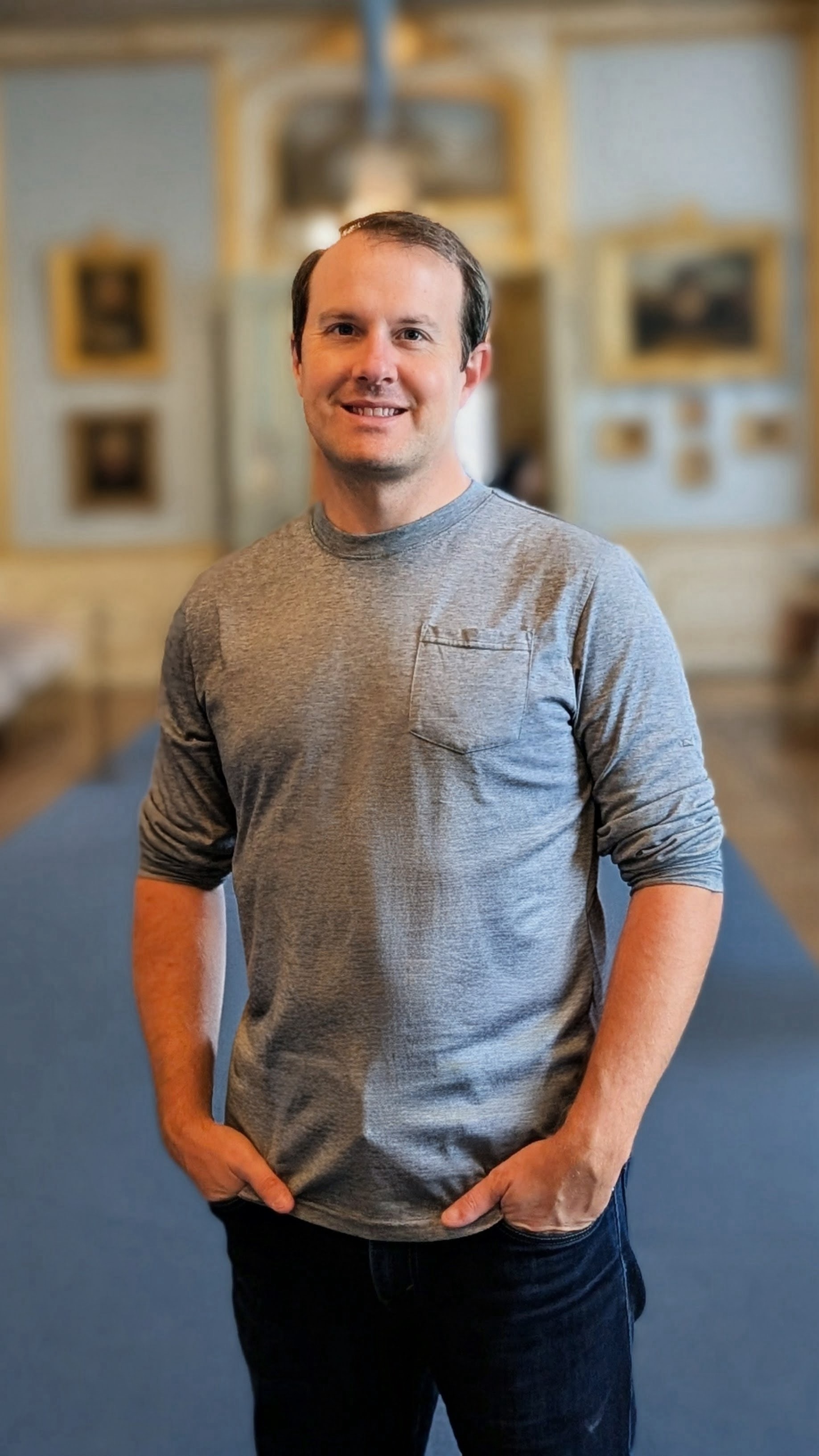 Tyler Vawser in Stockholm Palace in 2025